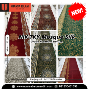 Karpet Masjid NIK-TKY Silky Premium